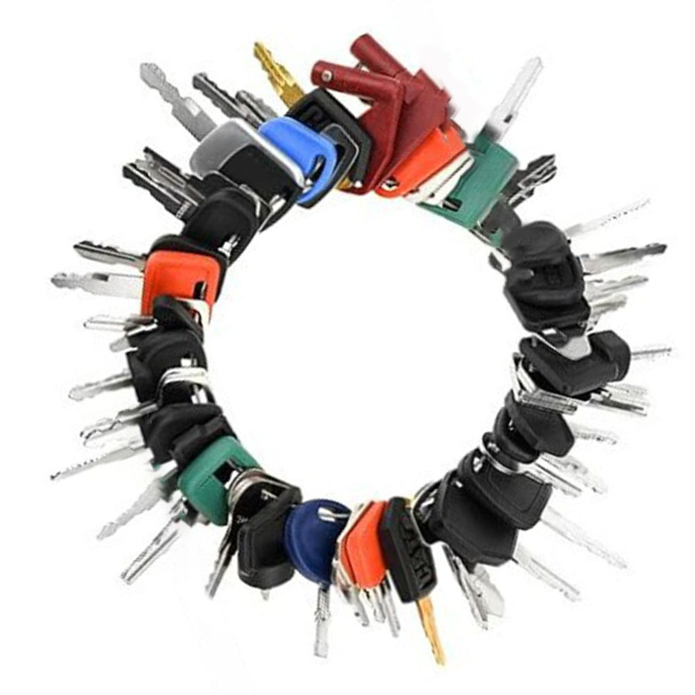 Heavy Equipment Used - 50pcs Heavy Equipment Keys Master Set