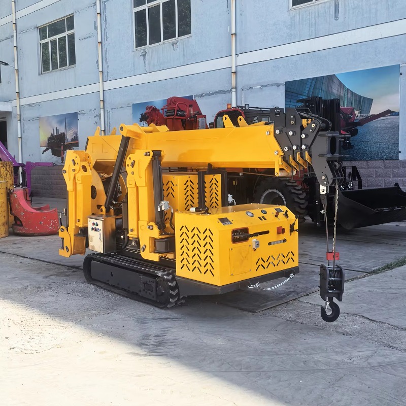 1.5 Ton Mini Spider Crane Dies - Compact Crawler Boom Lift 评论和价格