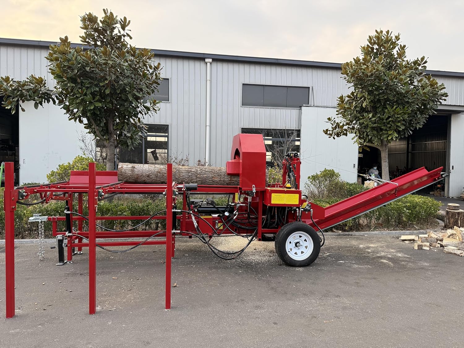Heavy Duty 45 Ton Firewood Cut - Heavy Equipment Grinder 评论和价格